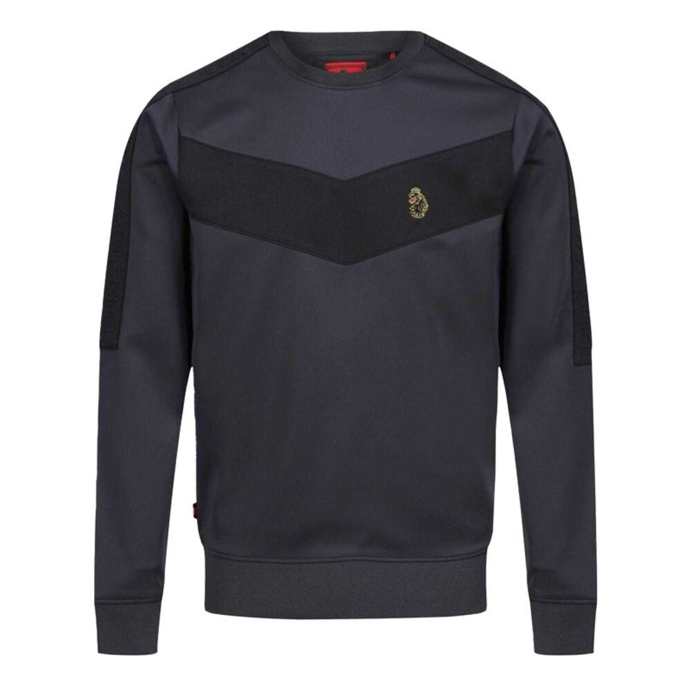 Luke 1977 Mens Casa Vieja Chevron Sport Sweatshirt / Gray